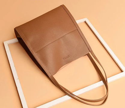 Lederstil-Schultertasche