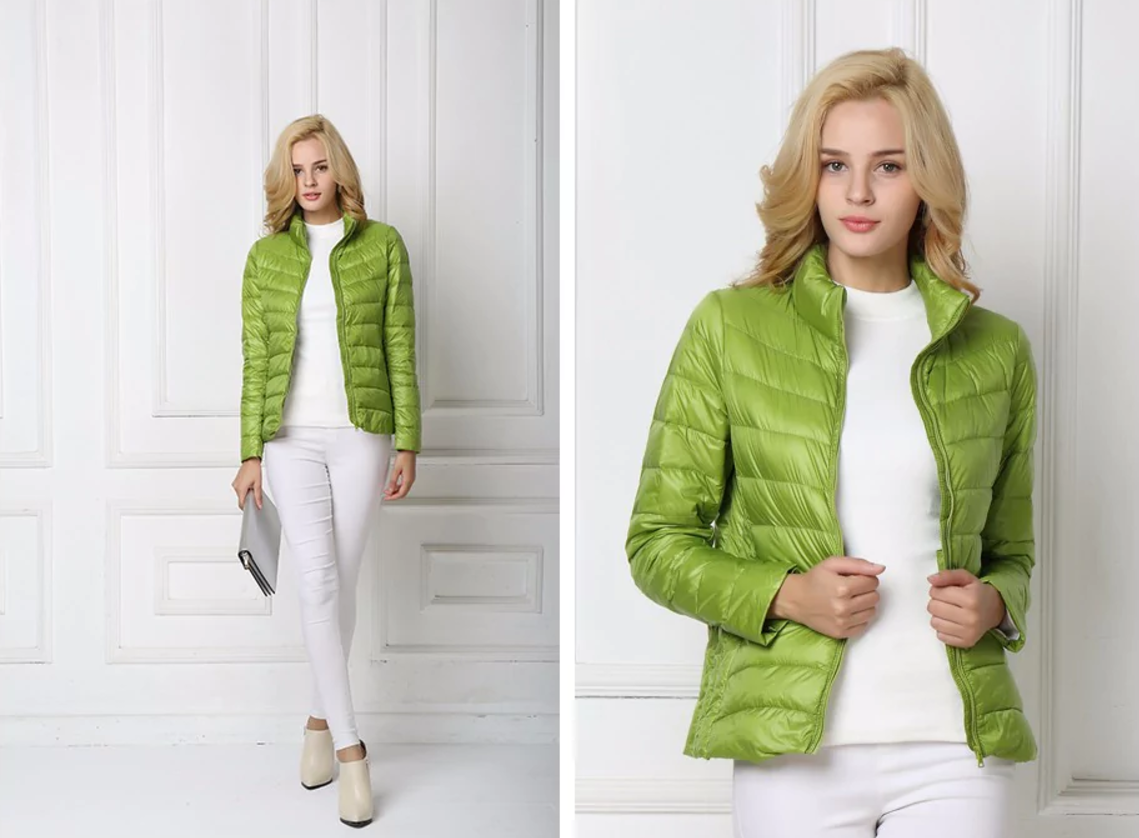 Leichte Daunenjacke mit urbaner Eleganz