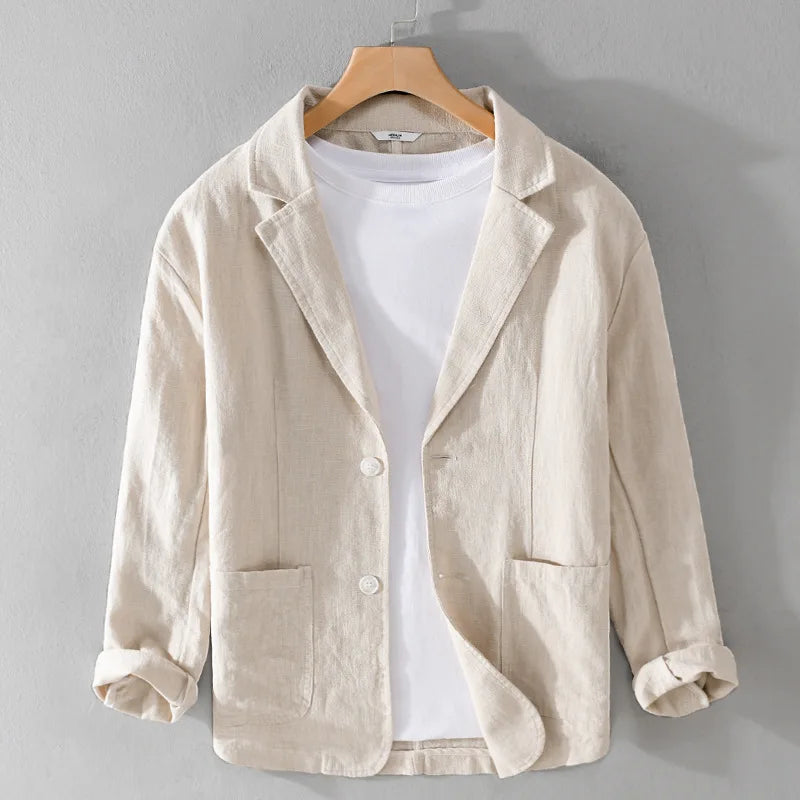 Leichte Herren-Leinenjacke Leandro