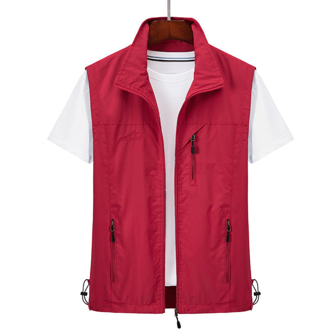 Leichte Stehkragen Weste Herren | Outdoorweste Für Frühjahr Und Herbst