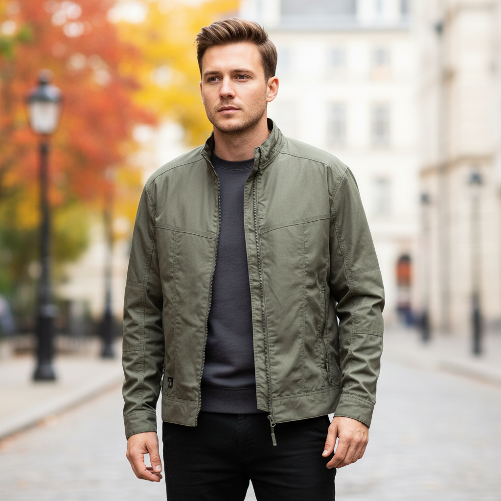 Leichte Übergangsjacke Sommerjacke Dünne - Elarova