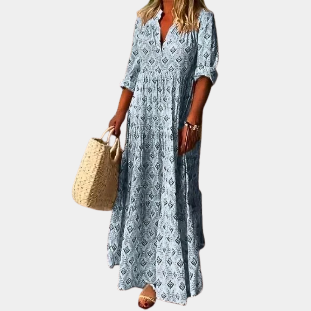 Leichtes, maxilanges Sommerkleid für Damen