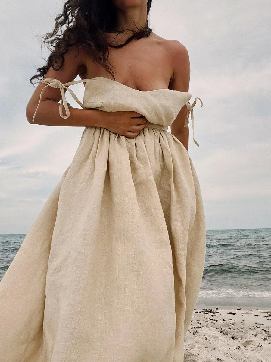 Leinen Sommerkleid von Renée