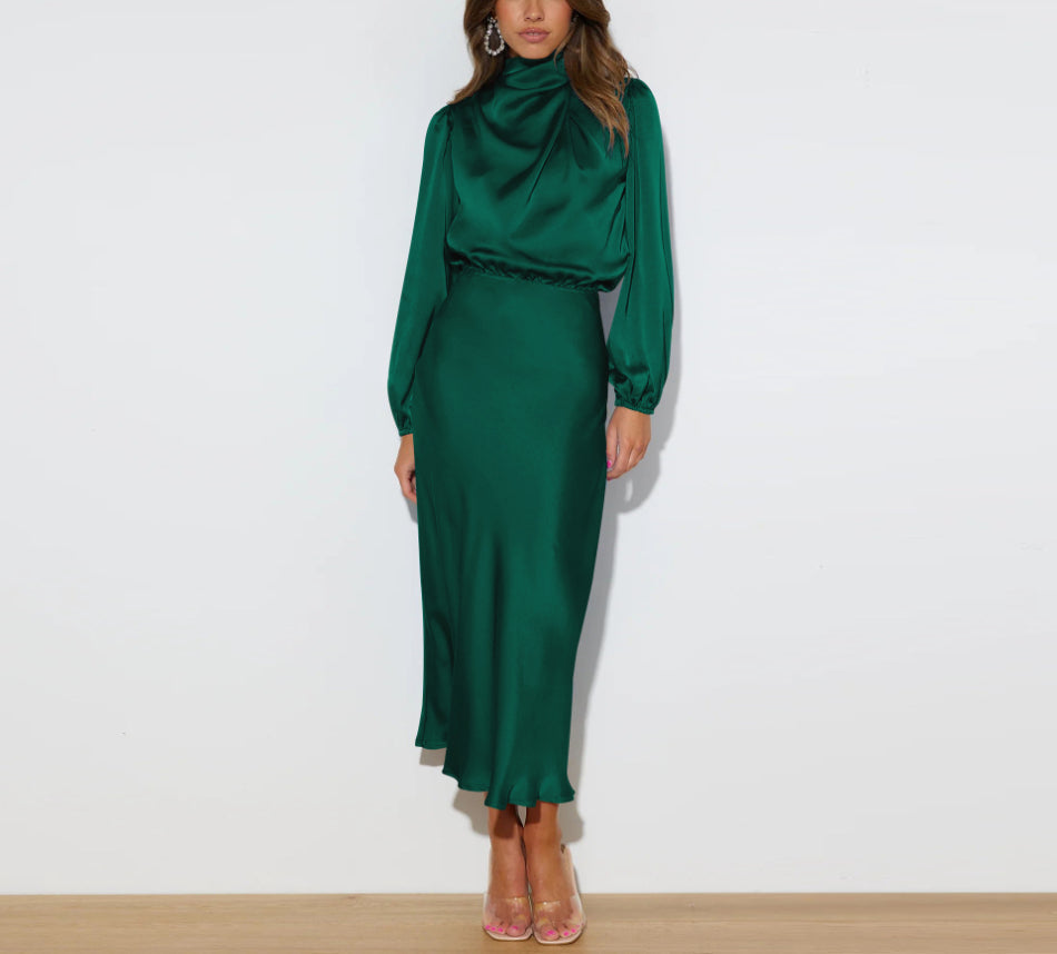 Lena: Elegantes Kleid mit langen Ärmeln