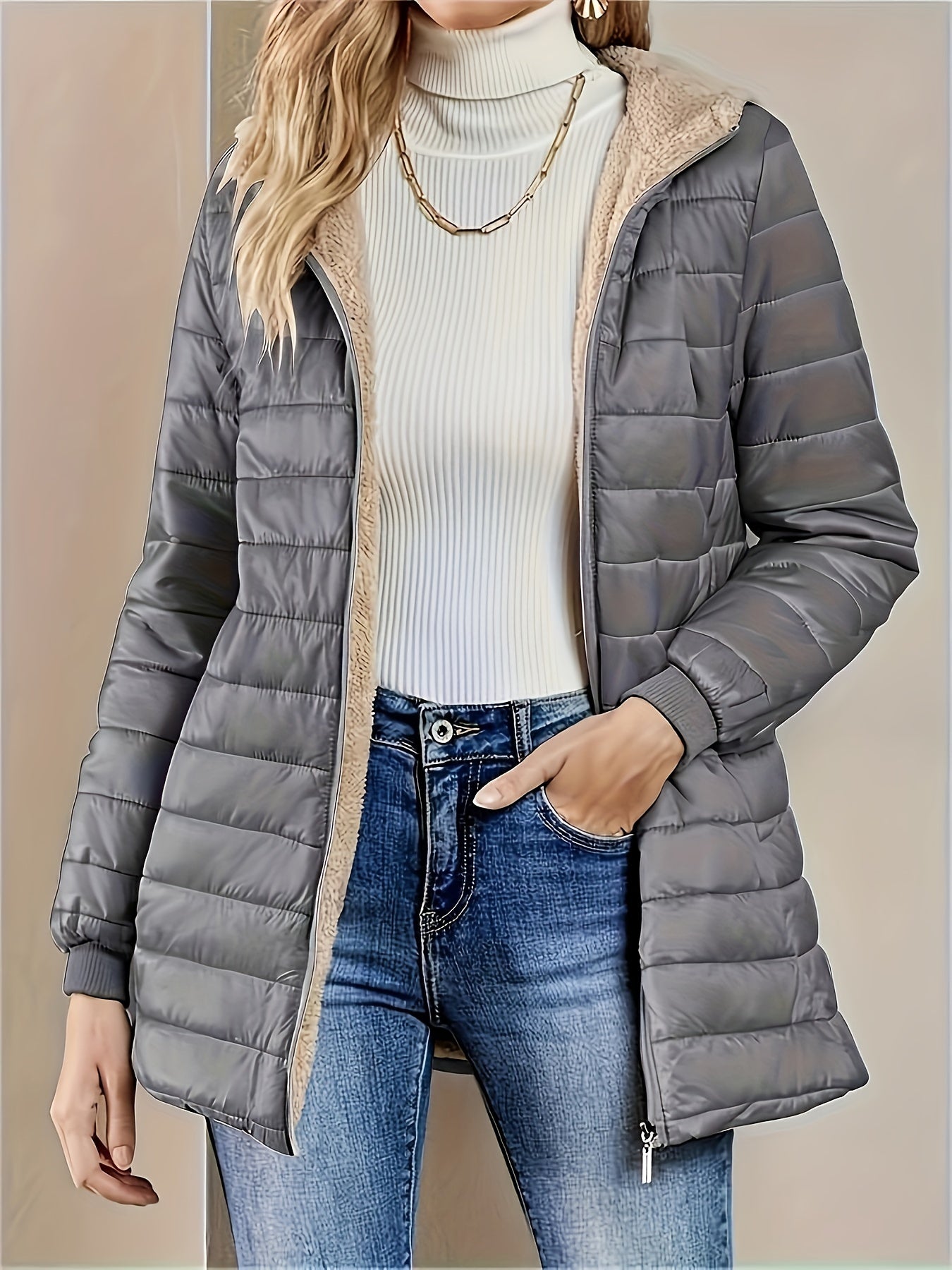 Leysmira Kapuzenjacke: Lässige Langarmjacke mit Reißverschluss für den Alltag