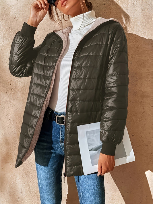 Leysmira Kapuzenjacke: Lässige Langarmjacke mit Reißverschluss für den Alltag