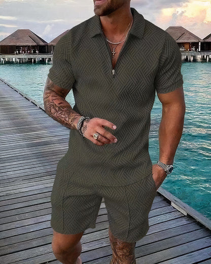 LinoLux™ – Herren Leinen Sommer Outfit Set