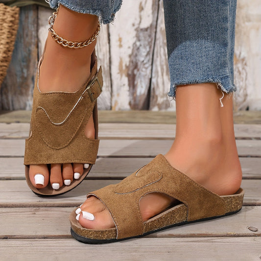 Liora™ – Damen Sandalen aus Kork mit Verstellbaren Riemen für Atmungsaktiven Komfort 1