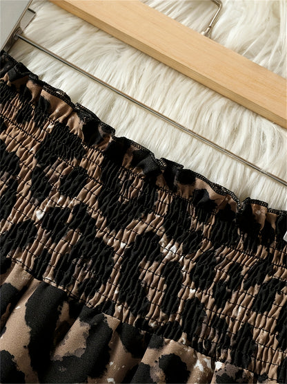 LunaFlow™ – Elegante Damenhose mit weitem Bein und elastischem Bund