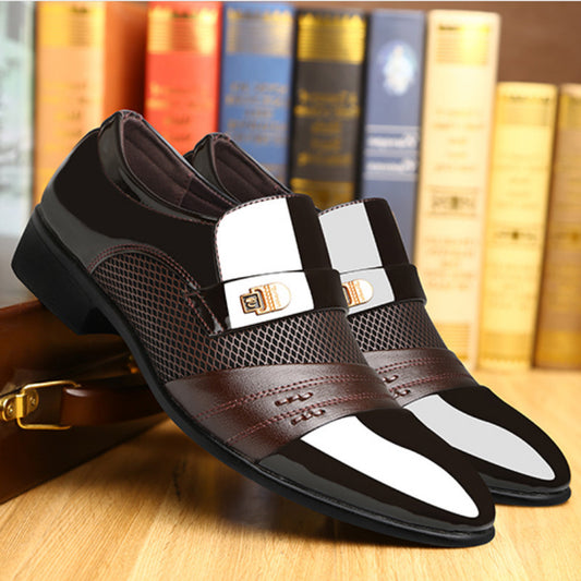 LuxVano™ – Elegante Herren Lackschuhe mit Komfort Slip-On Design
