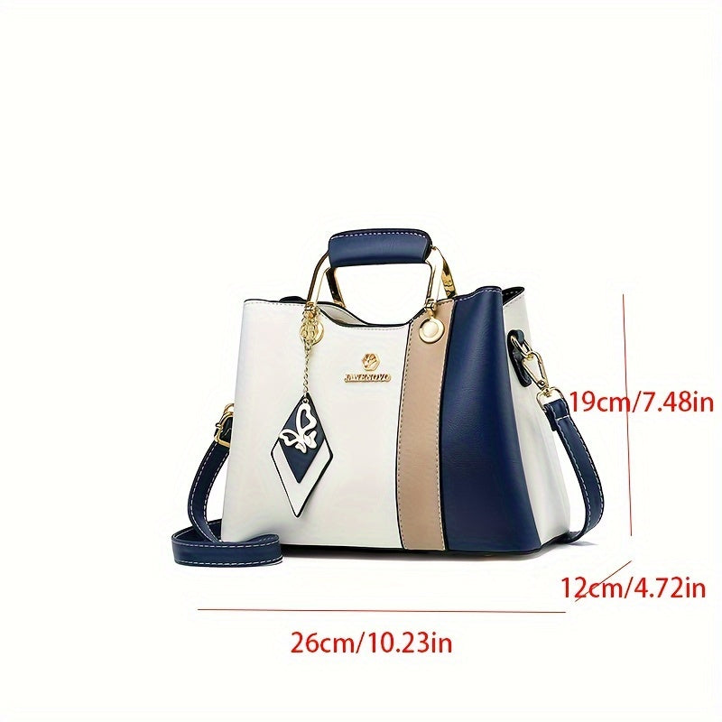 LuxaTote™ – Elegante Damen Umhängetasche aus Leder mit Großem Stauraum