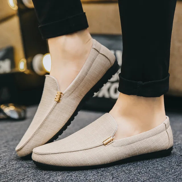 LuxeFlex Men's Slip-On Loafers
