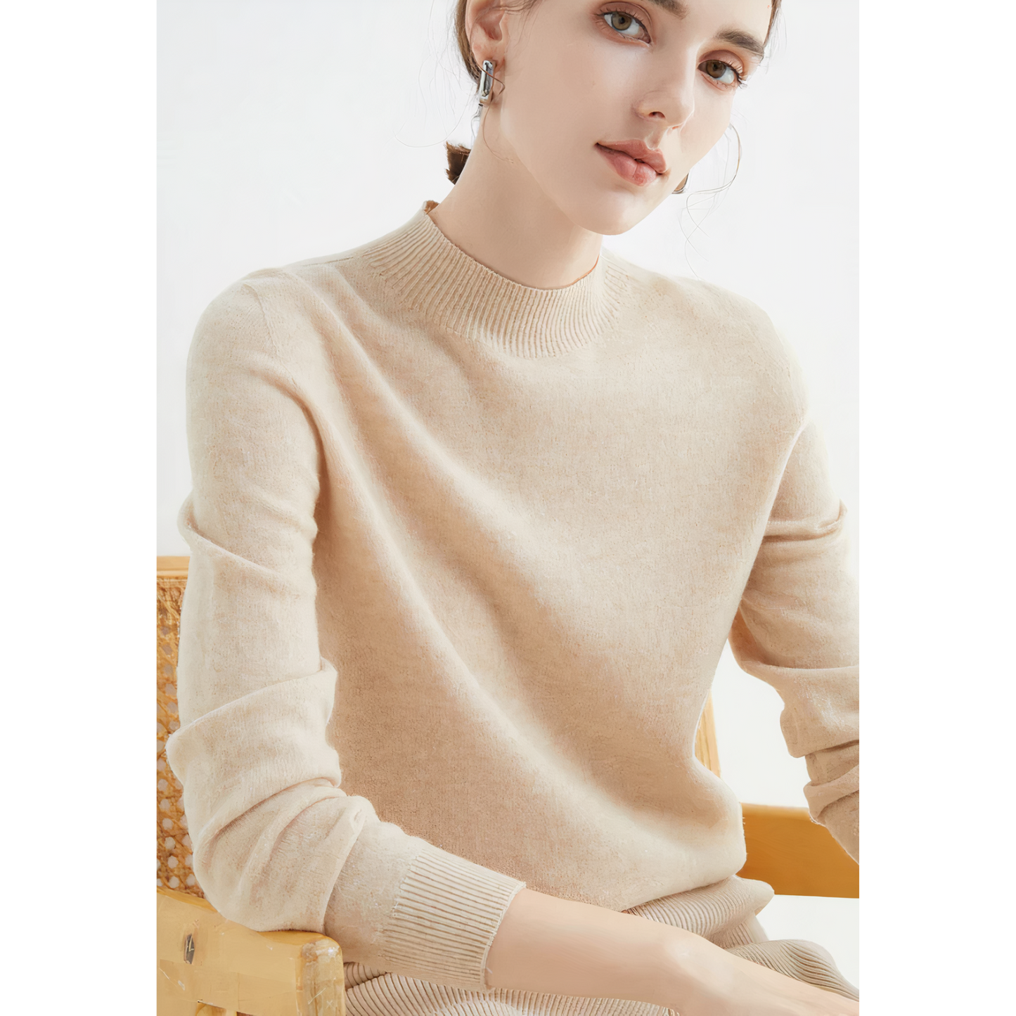LuxeWeave™ – Premium Kaschmir Strickpullover Damen