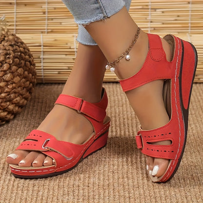 LuxiSole™ – Stilvolle Damen Sandalen mit Plateau & weichem Fußbett