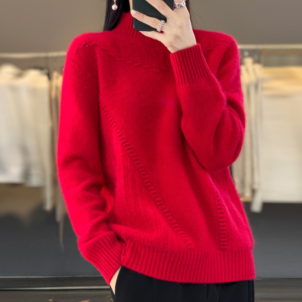 Luxuriöser, kuscheliger Damenpullover Bettina