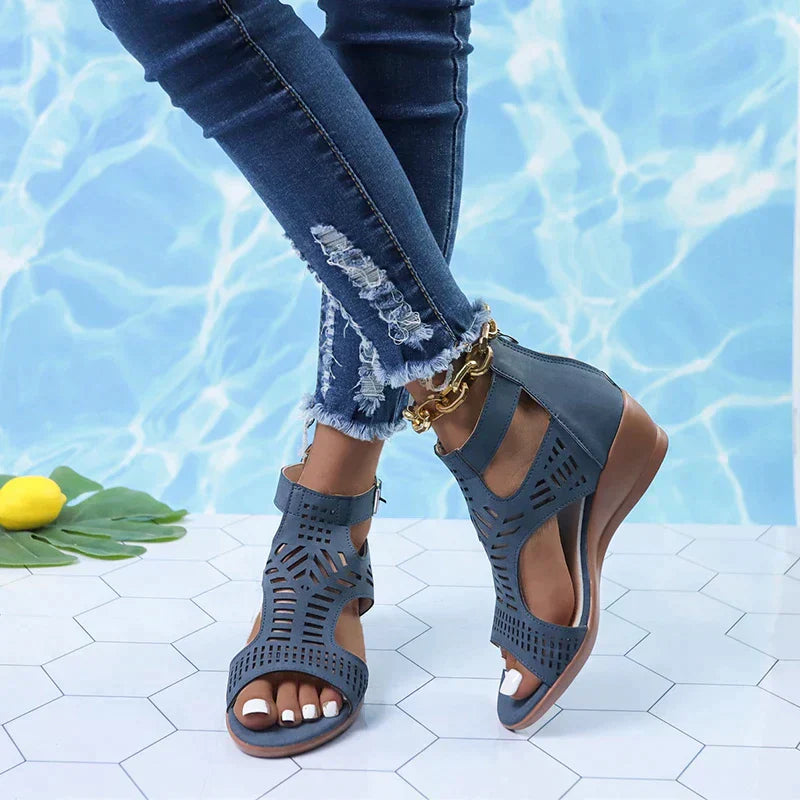 MODEGEIST Damen-Sandalen mit orthopädischer Funktion