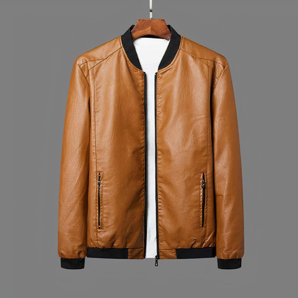 Männer Lederjacke im klassischen Stil - Lyam