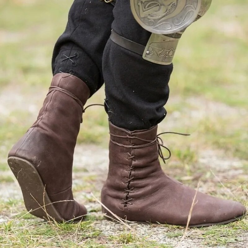 Männer Mittelalter Lederstiefel - Gerald