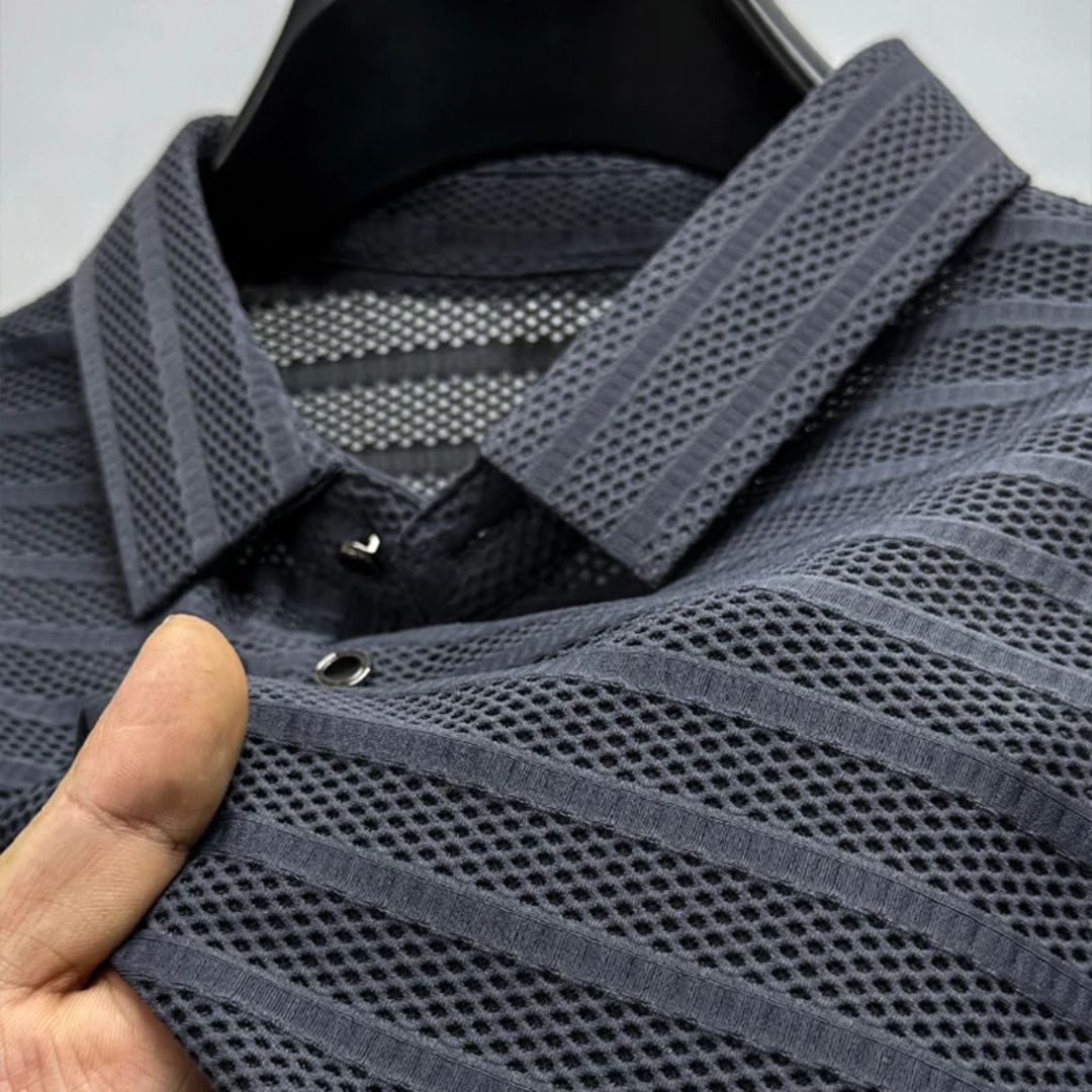 Männer Poloshirt aus atmungsaktivem Mesh - Corey