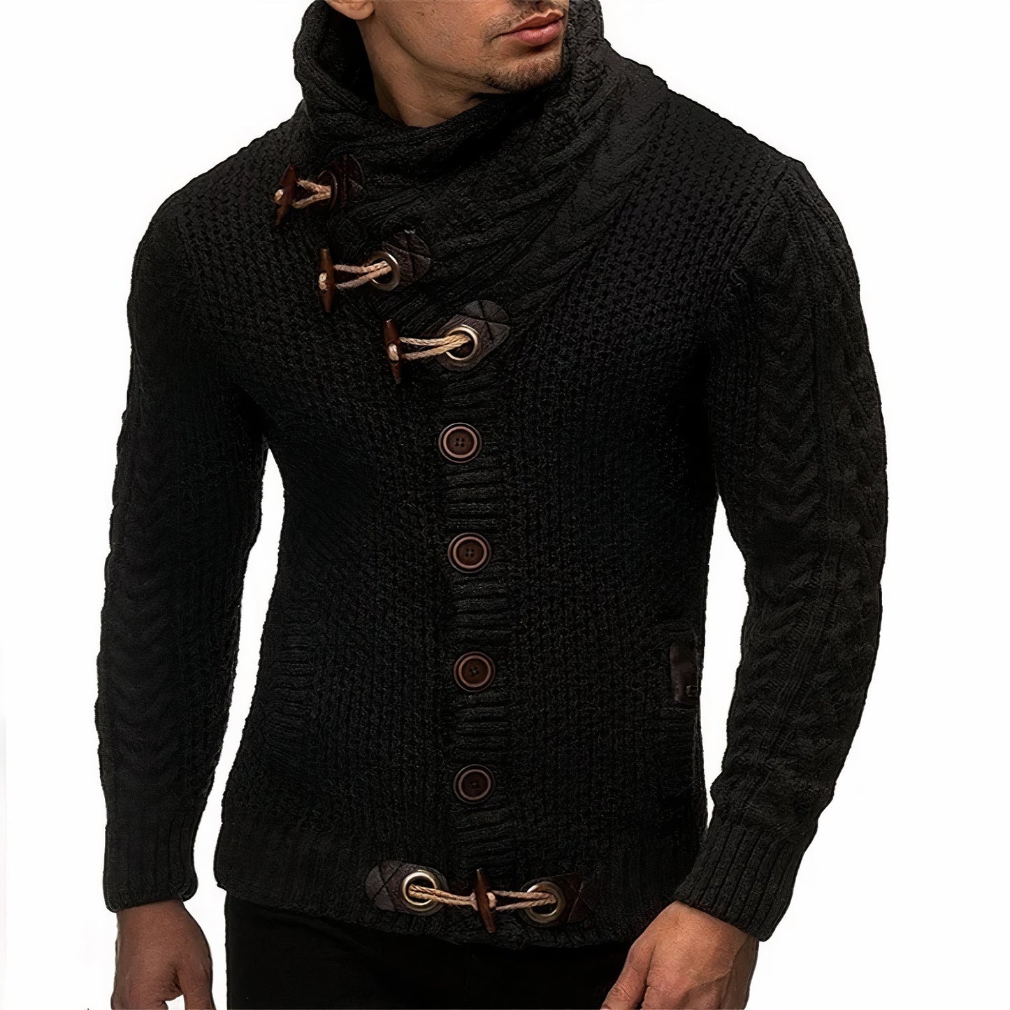 Männers Strickjacke Gregor: elegant und warm