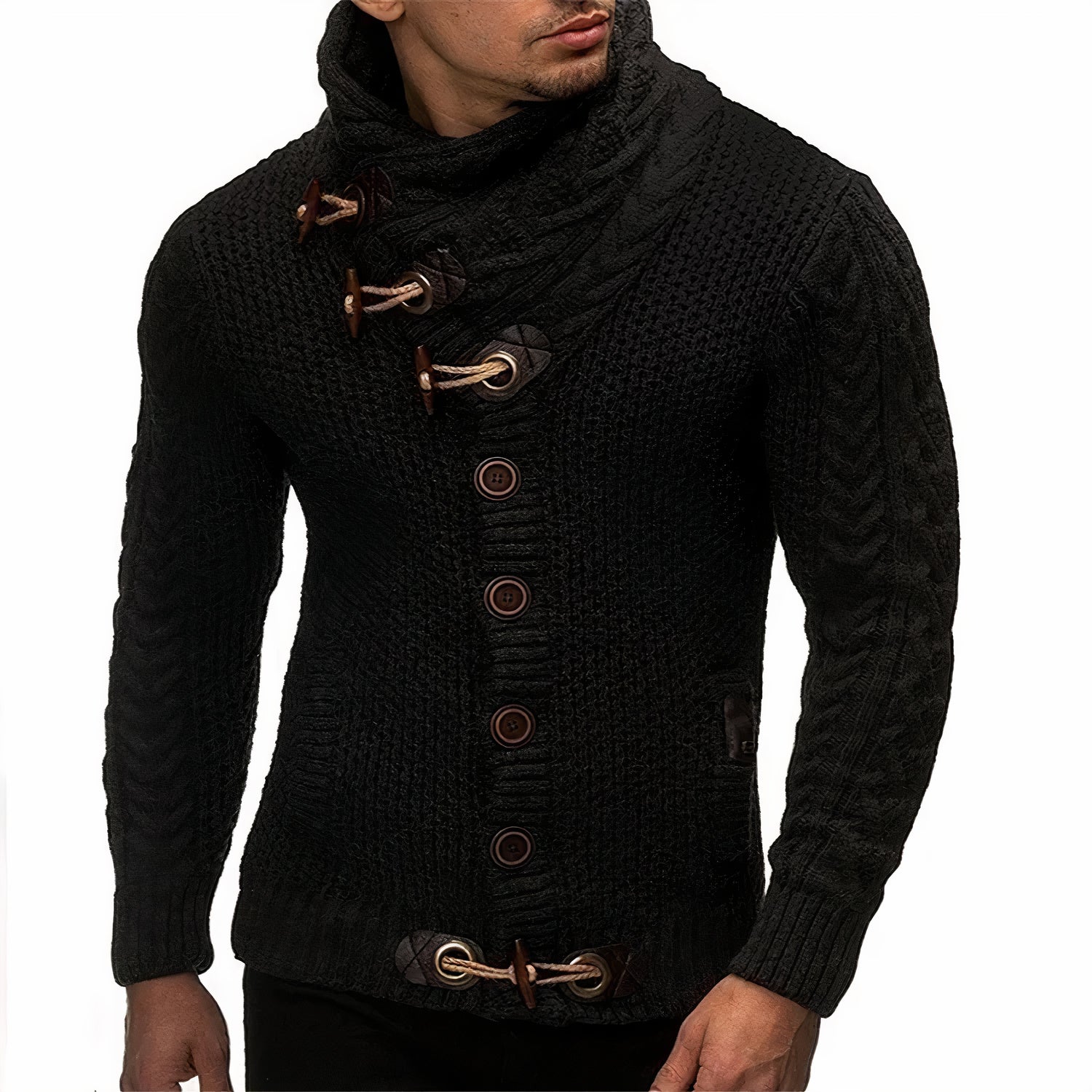 Männers Strickjacke Gregor: elegant und warm