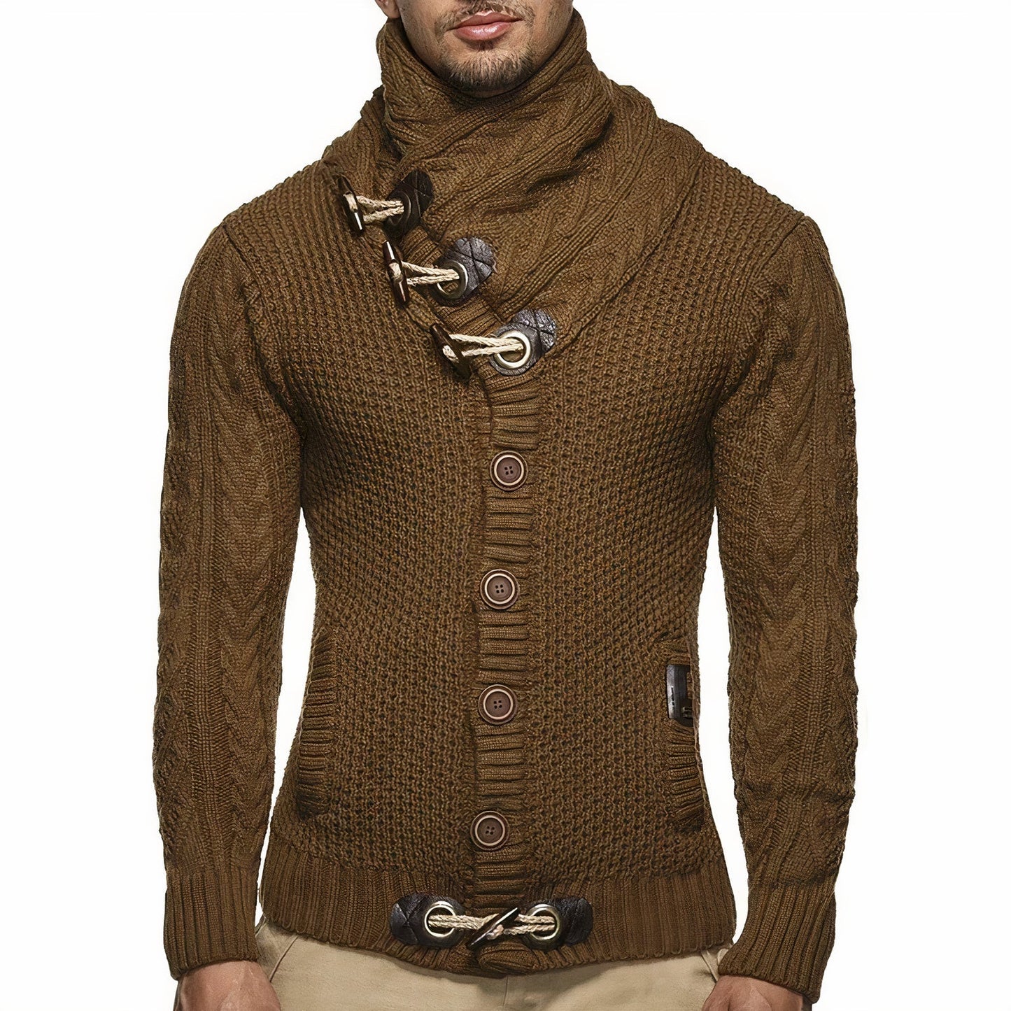 Männers Strickjacke Gregor: elegant und warm