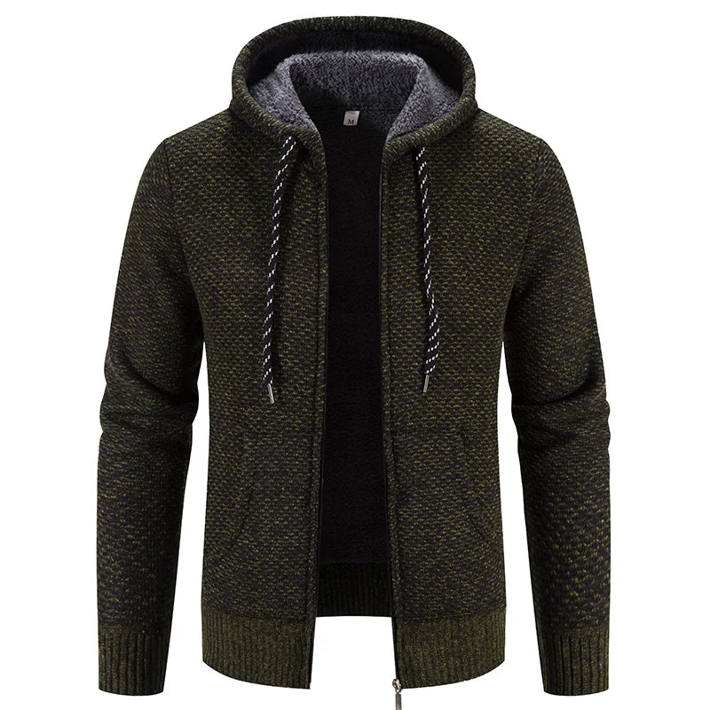 Männers Strickjacke - bequem und aus Hanf