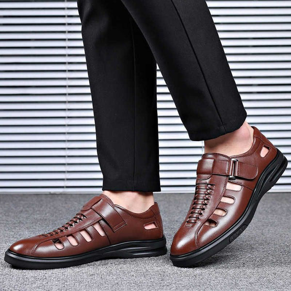 Männersandalen aus Leder – Stilvoll und komfortabel