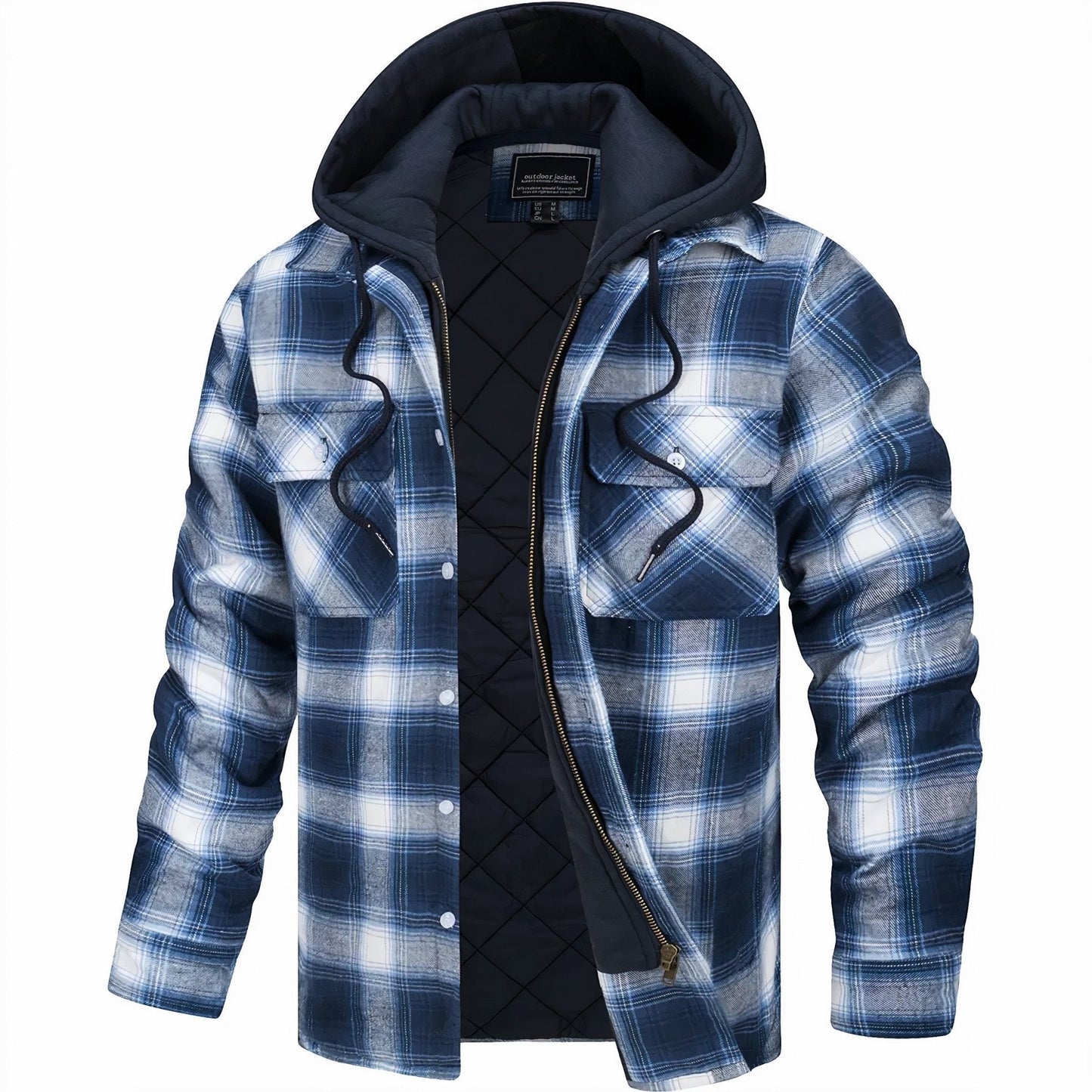 Mäntel für Herren - McKenzie Winterjacke im Karomuster