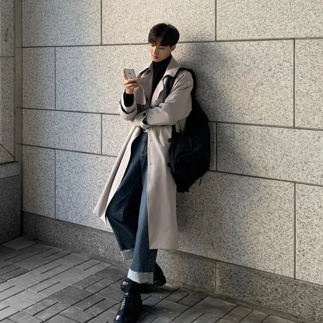 Mäntel für Herren - Warmer Trenchcoat von Ottom