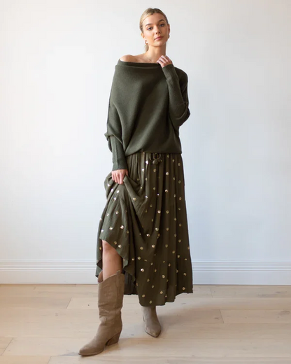 Mariemi™ - Asymmetrisch Drapierter Pullover