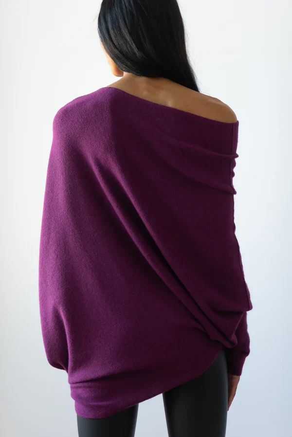 Mariemi™ - Asymmetrisch Drapierter Pullover