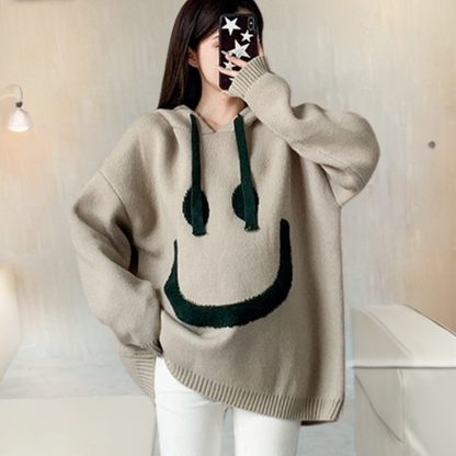 Mariska Damen-Strickpullover mit Kapuze für höchsten Komfort