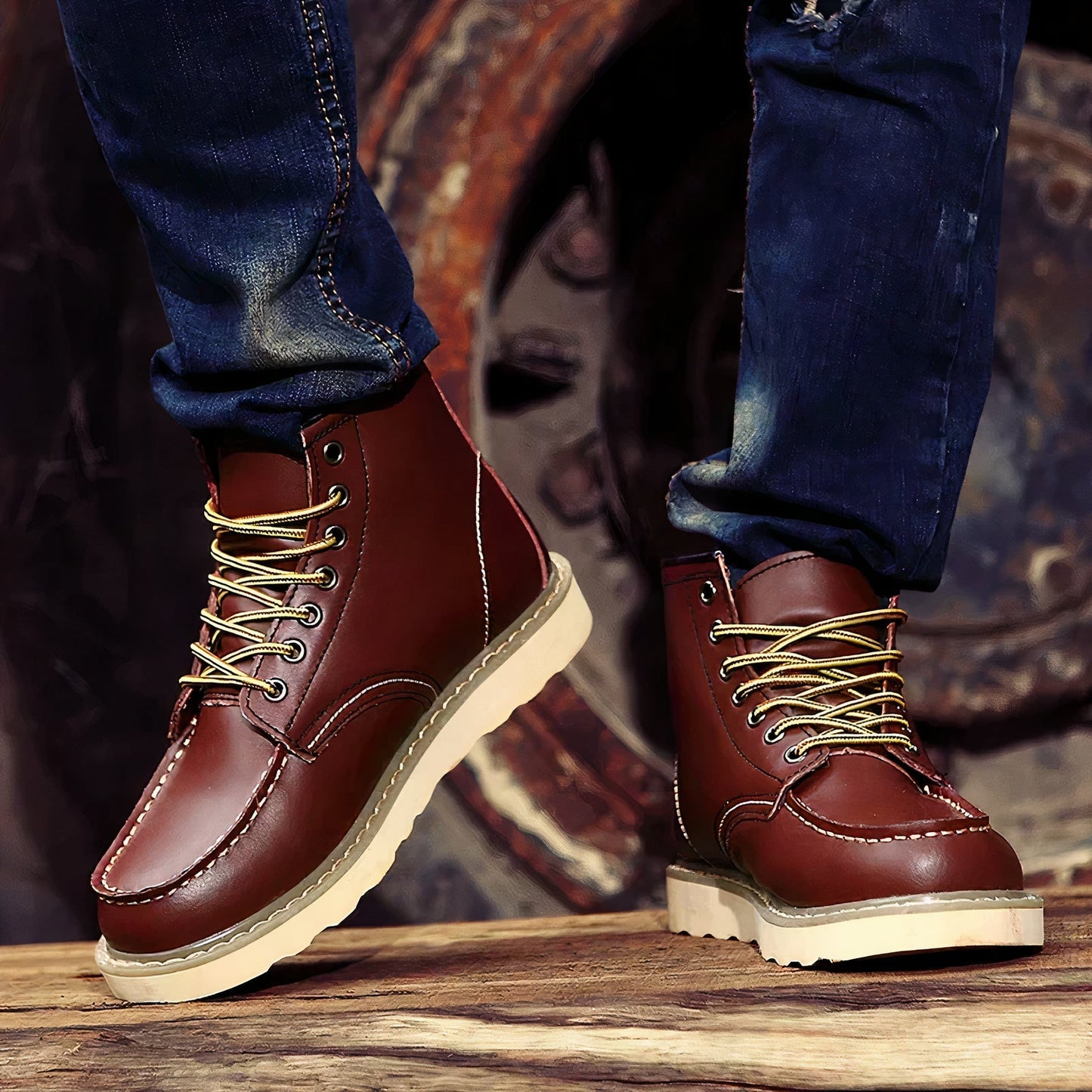 Marken-Winterschuhe für Herren - Vintage-Stil