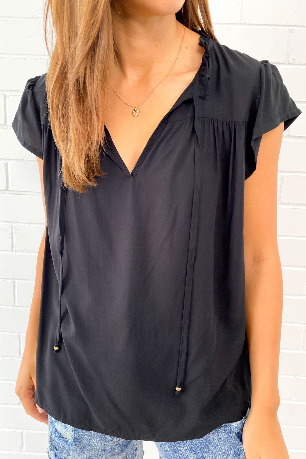 Damen Top Sommerleicht Leicht Isaline