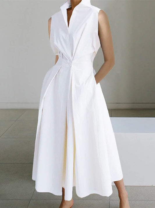 Marley™ – Damen Abendkleid aus Atmungsaktiver Baumwolle für Elegante Anlässe-1