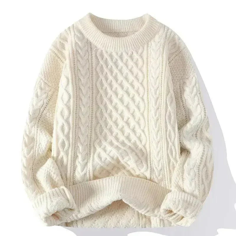 Mason Herrenpullover im Vintage-Strickdesign