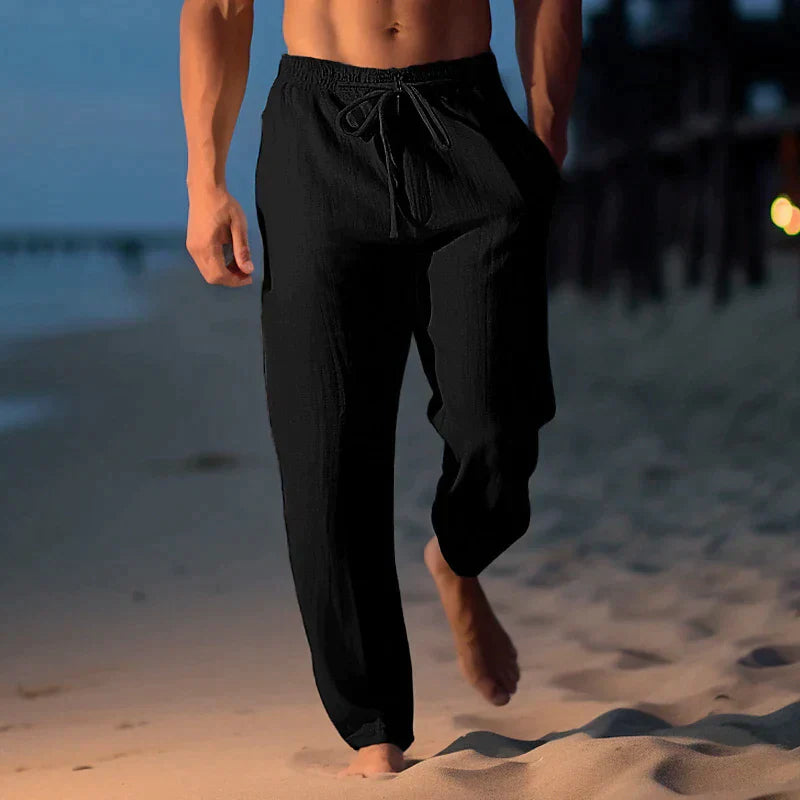 Matthews Herren-Leinenhose im stylischen Design