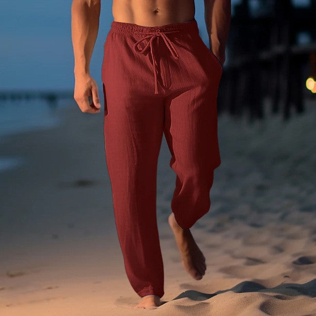 Matthews Herren-Leinenhose im stylischen Design