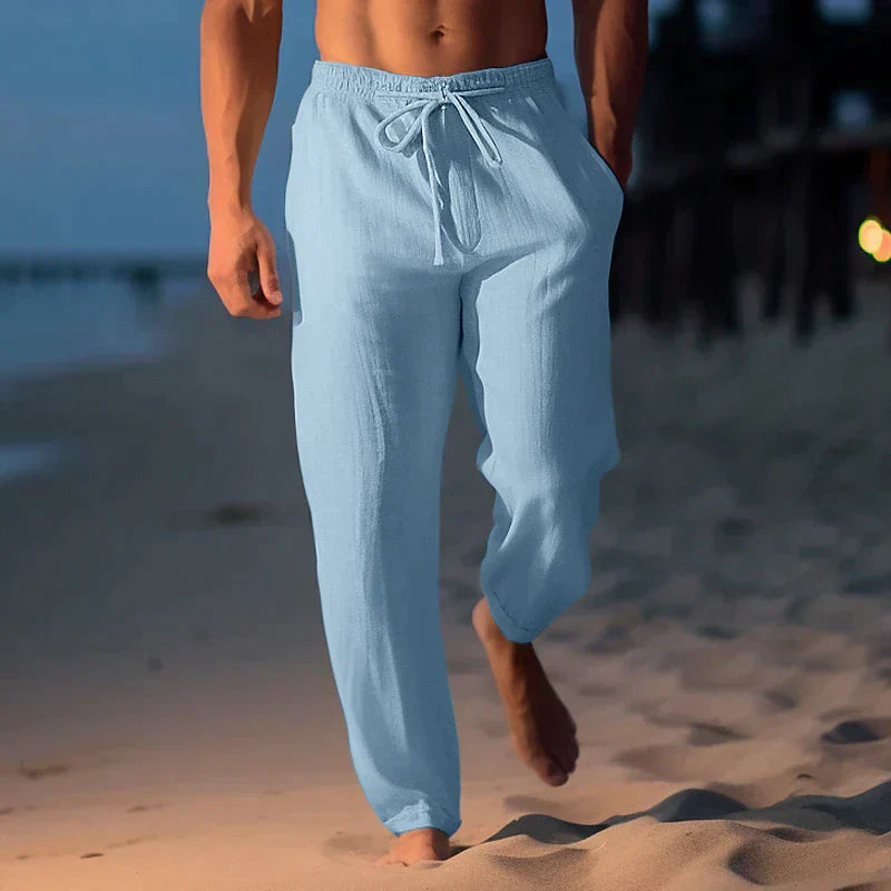 Matthews Herren-Leinenhose im stylischen Design