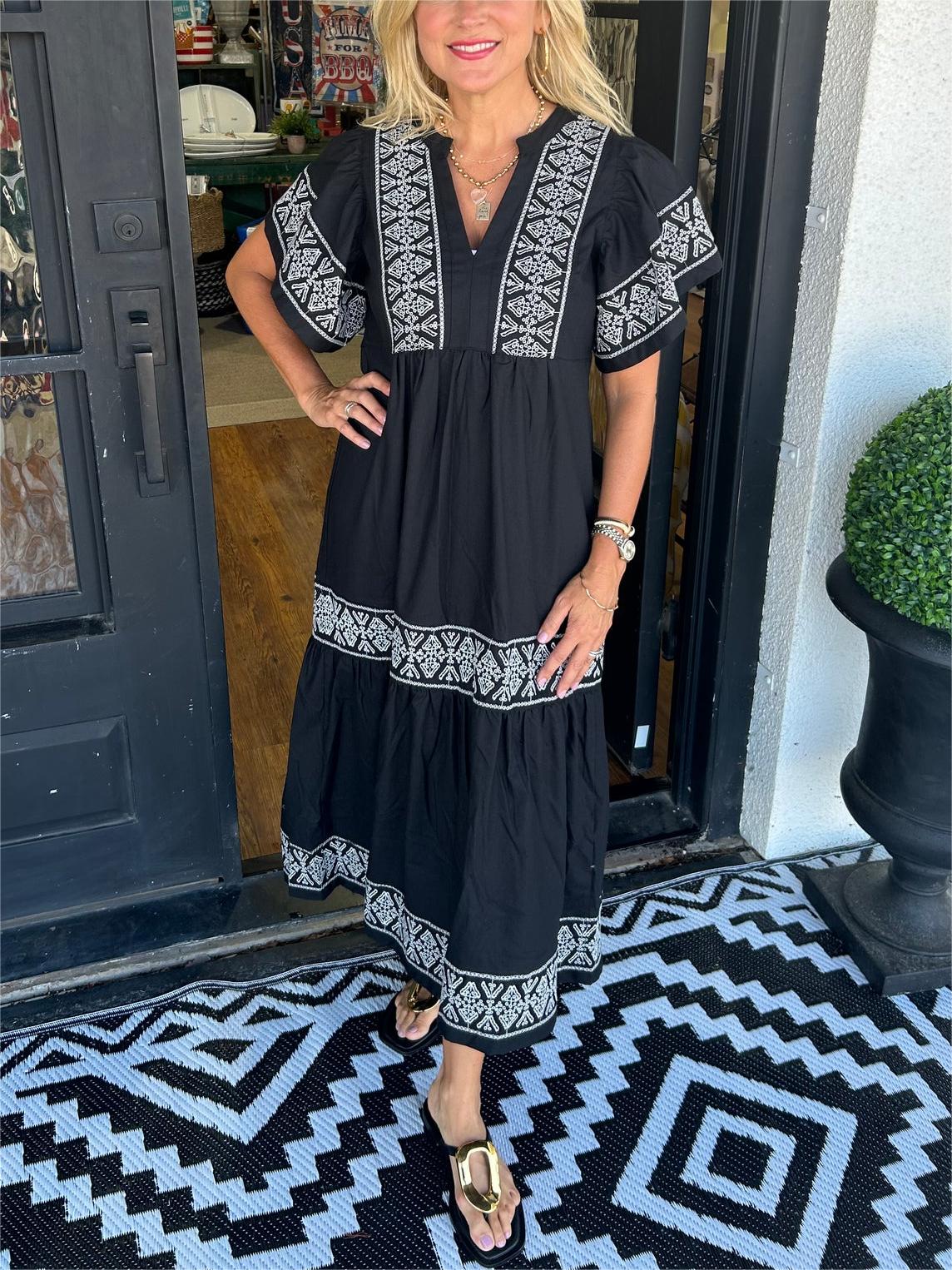 Maxikleid Adriana im Boho-Stil