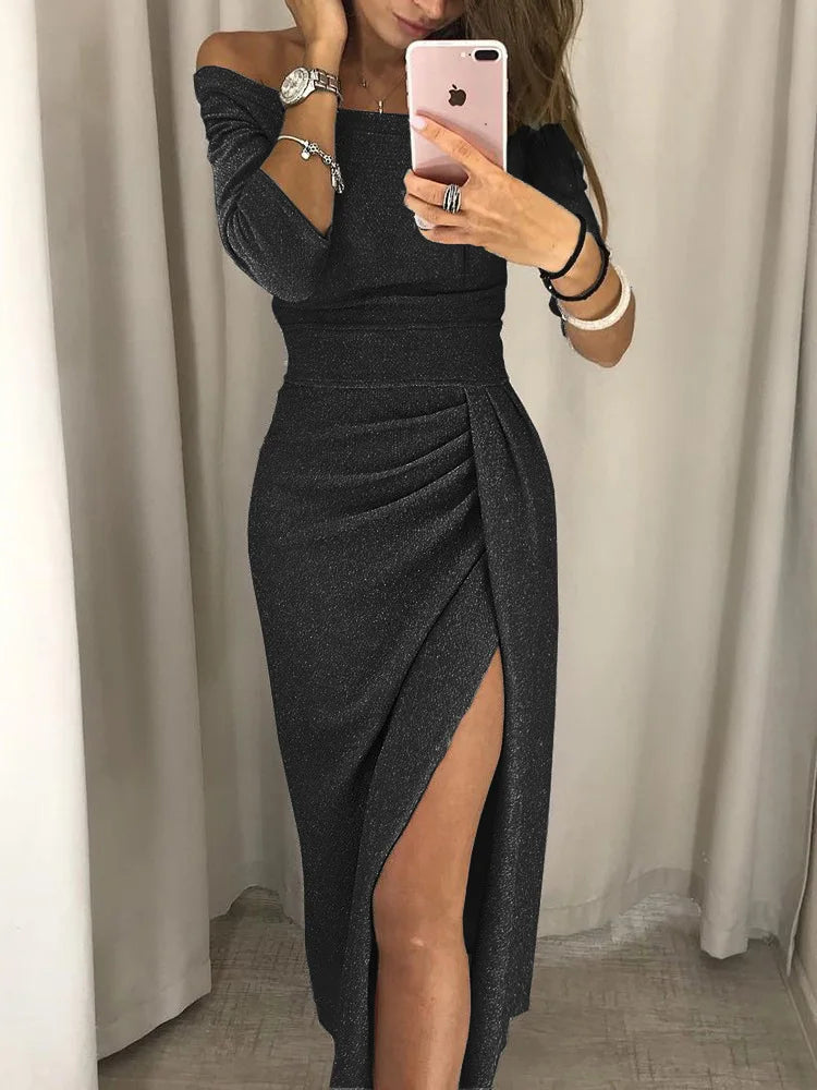 Mayastar™ – Damen Kleid mit Himmlischem Muster