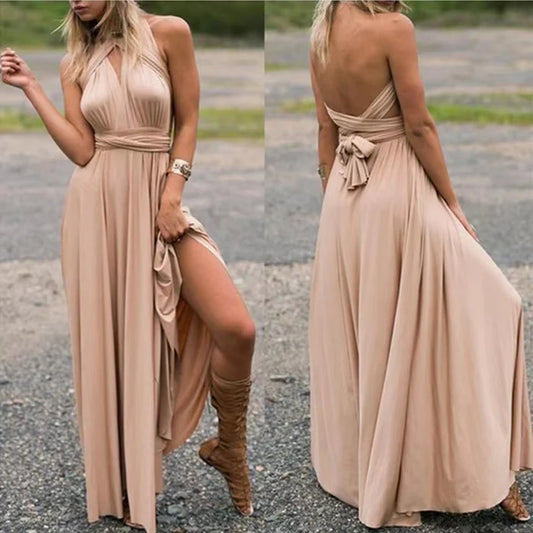Megania™ – Frauenkleid mit Elastischer Taille für Bequemen Tragekomfort-1
