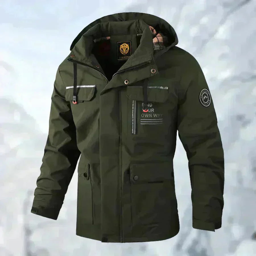 Mehrere Taschen und winddichte Jacke - Elco