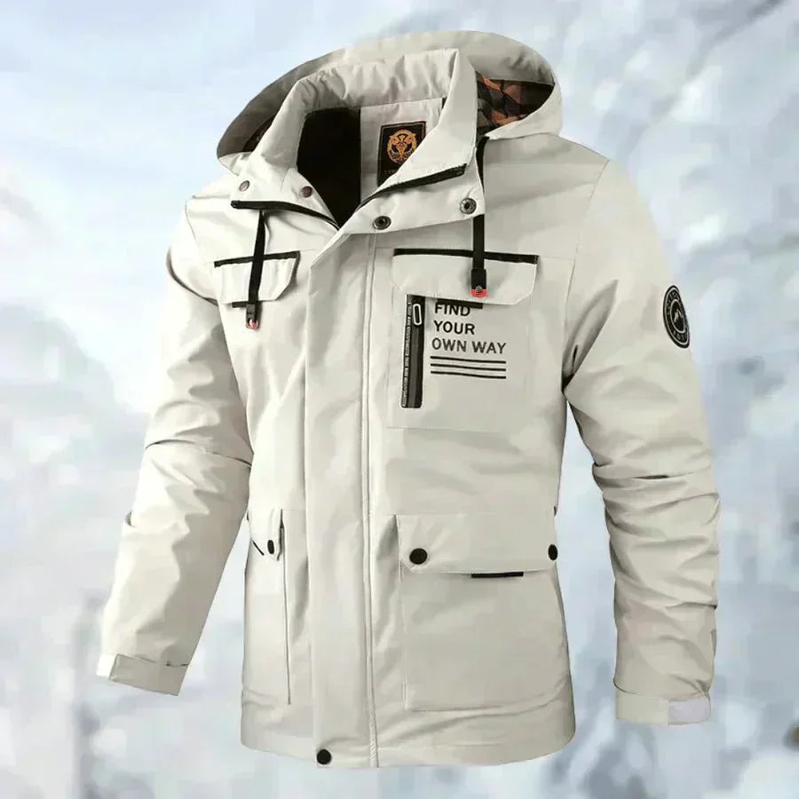 Mehrere Taschen und winddichte Jacke - Elco
