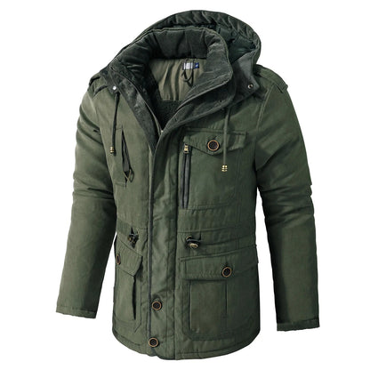 Elarova |  Mehrtaschen-Winterjacke für Herren
