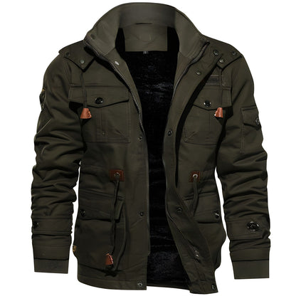 Elarova |  Militärjacke mit mehreren Taschen