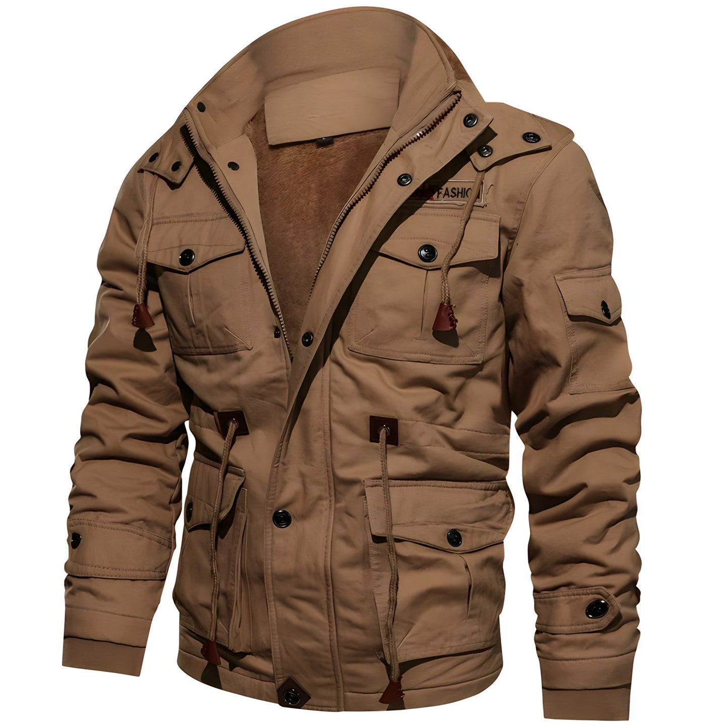Elarova |  Militärjacke mit mehreren Taschen