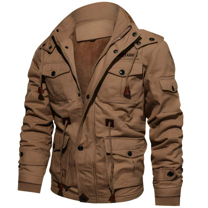 Elarova |  Militärjacke mit mehreren Taschen