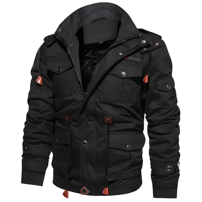 Elarova |  Militärjacke mit mehreren Taschen